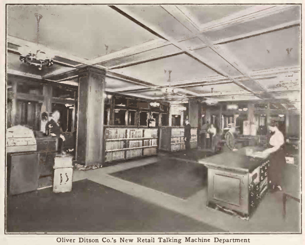 Department store. Talking Machine World 1917