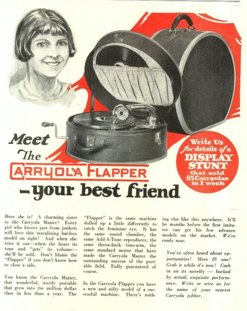 Arroyola Flapper “your best friend”. The Carroyola Company of America. Advertisement 1925.